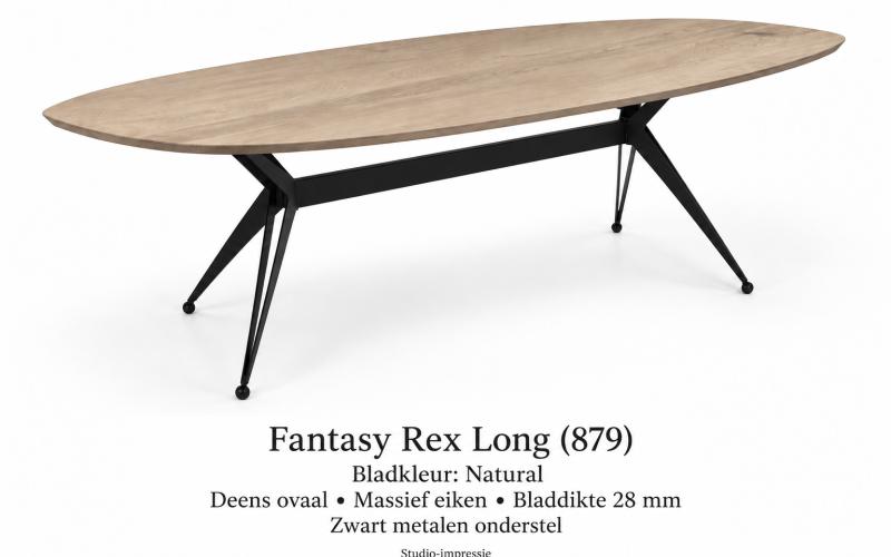 Deens ovale eiken eettafel &ndash; zelf samenstellen